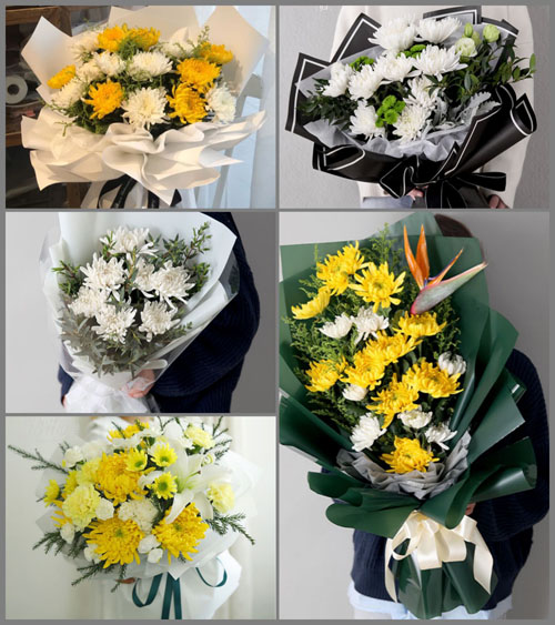 贵州毕节市威宁县哲觉镇论河村白事花束代送